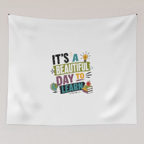 Item preview, It's A Beautiful Day To Learn Education Teacher Student designed and sold by JonesFlora2025.