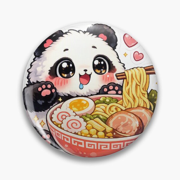 Item preview, Hungry Panda Sticker Kawaii Food Meme for Food Lovers & Cute Animal Fans designed and sold by CutePrintCorner.