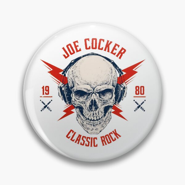 Item preview, Joe Cocker Rock Skull Headphones 1980 designed and sold by GWARTUKSTORE.