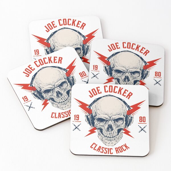 Item preview, Joe Cocker Rock Skull Headphones 1980 designed and sold by GWARTUKSTORE.