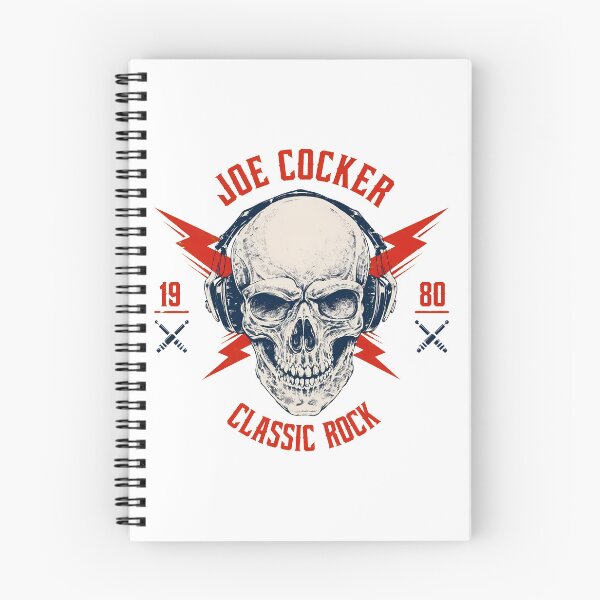 Item preview, Joe Cocker Rock Skull Headphones 1980 designed and sold by GWARTUKSTORE.