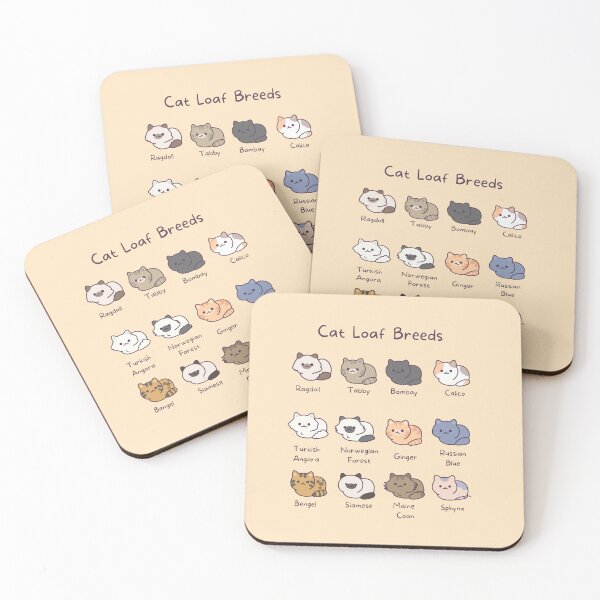 Item preview, Cat Loaf Breeds designed and sold by VisualDepth.