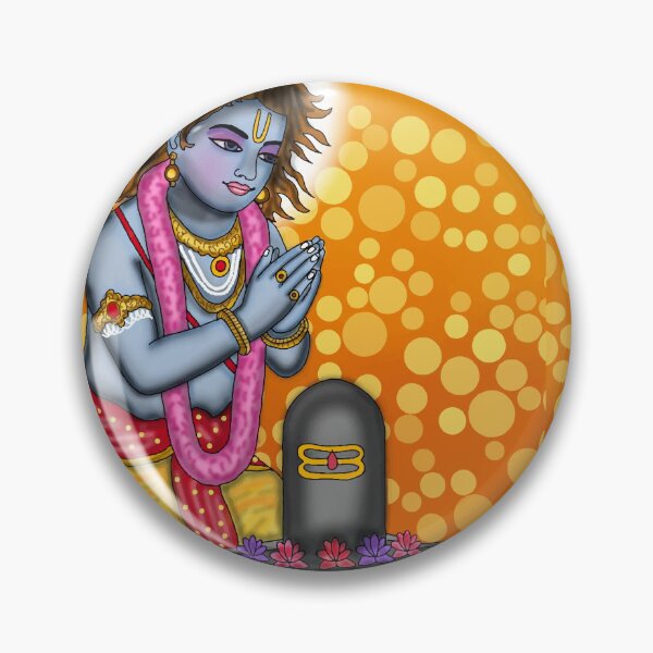 Item preview, Lord Ram Artwork | Divine Rama Hindu God Digital Art & Devotional Illustration designed and sold by Harshit_Digital_Arts.