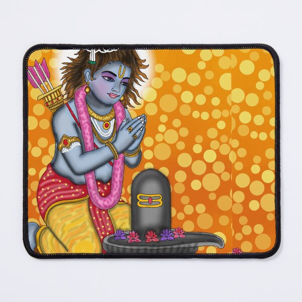 Item preview, Lord Ram Artwork | Divine Rama Hindu God Digital Art & Devotional Illustration designed and sold by Harshit_Digital_Arts.
