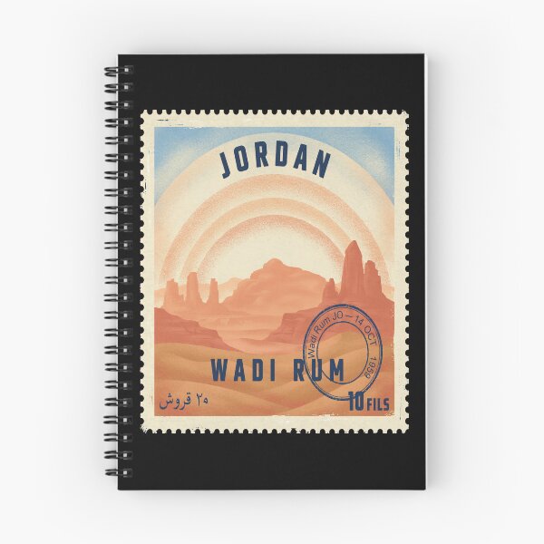 Item preview, Wadi Rum Jordan Desert Ridge Sandstone Stamp Sticker designed and sold by stickercuffs.