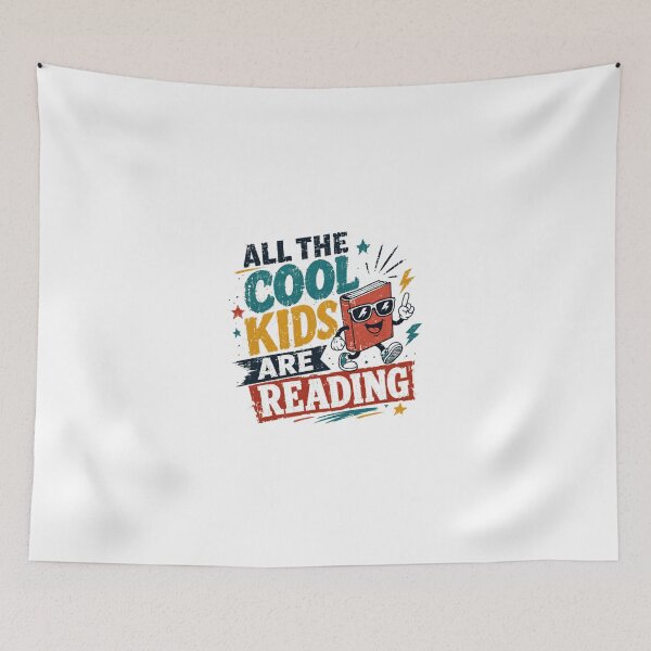Item preview, All The Cool Kids Are Reading Bookworm Student Librarian designed and sold by JonesFlora2025.