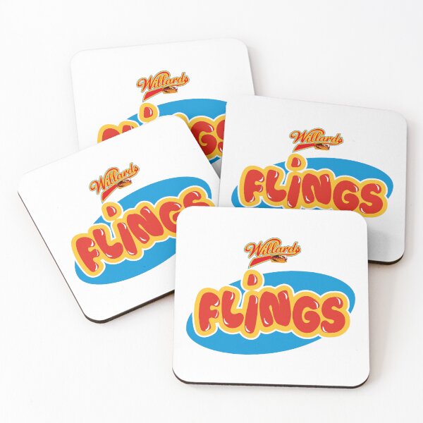 Item preview, Willards Flings Snacks Retro Logo designed and sold by zargoca.