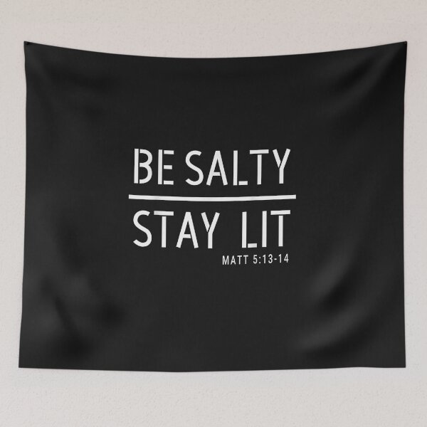 Item preview, Be Salty Stay Lit Matthew 5 13-14 Christian Women Men designed and sold by FrankIsabel.
