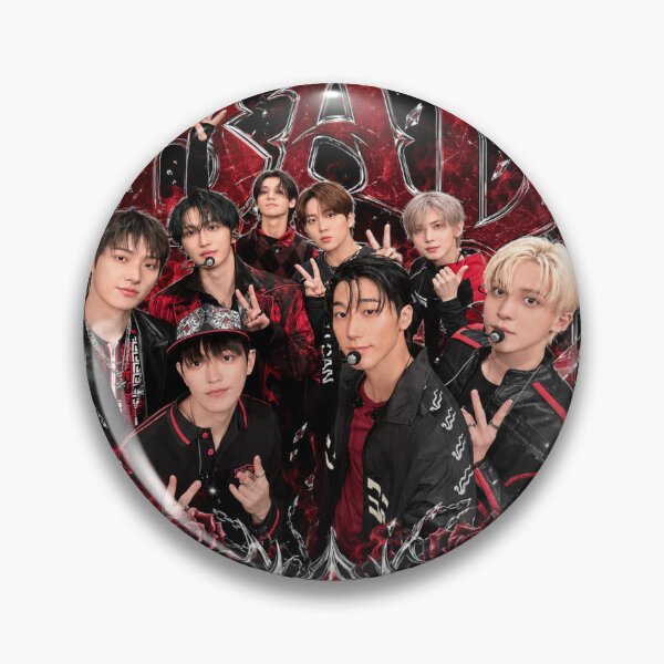 Item preview, ATEEZ BAD Track Classic Chain Crimson Vintage Sticker Pack Collage designed and sold by Valeree Store.