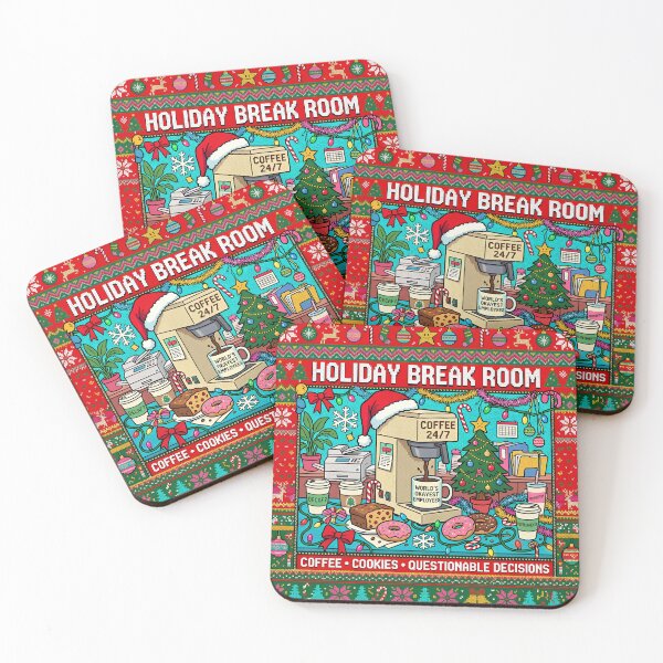 Item preview, Holiday Break Room Ugly Christmas Sweater Retro Office Humor designed and sold by FindYouByZ.