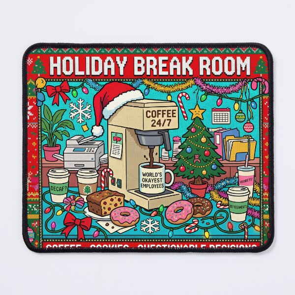 Item preview, Holiday Break Room Ugly Christmas Sweater Retro Office Humor designed and sold by FindYouByZ.