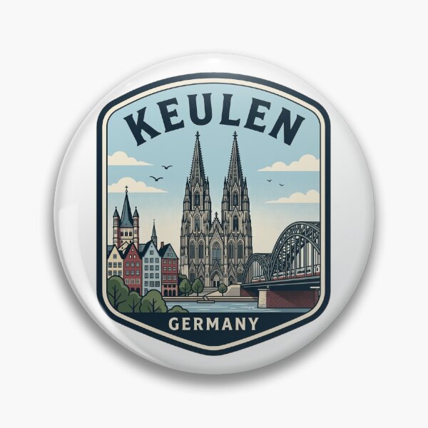 Item preview, Cologne Germany Cathedral Vintage Travel Badge Keulen designed and sold by k3rstman1.