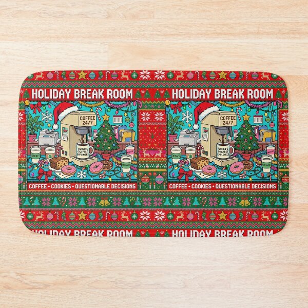 Item preview, Holiday Break Room Ugly Christmas Sweater Retro Office Humor designed and sold by FindYouByZ.