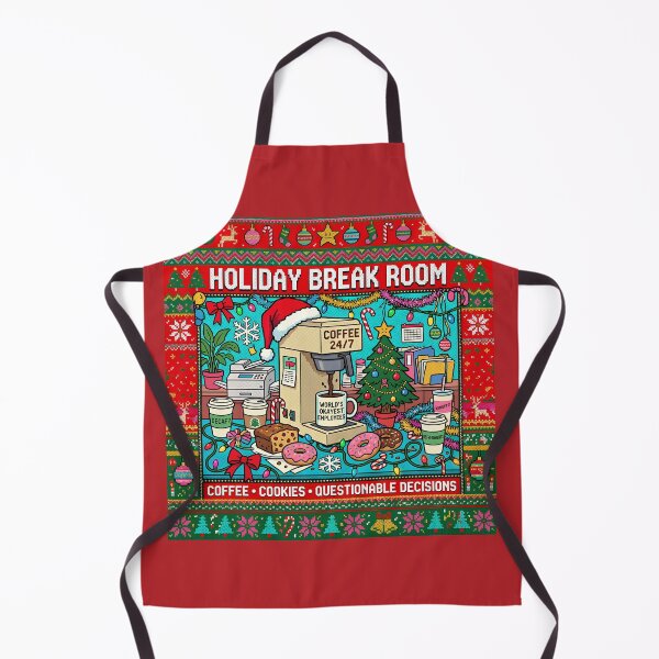 Item preview, Holiday Break Room Ugly Christmas Sweater Retro Office Humor designed and sold by FindYouByZ.