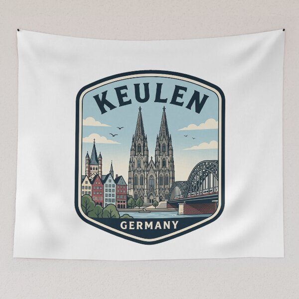Item preview, Cologne Germany Cathedral Vintage Travel Badge Keulen designed and sold by k3rstman1.