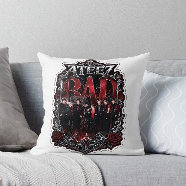 Artikelvorschau, Ästhetischer ATEEZ BAD Song Vintage Leder & Spitze Merch-Print entworfen und verkauft von Valeree Store.
