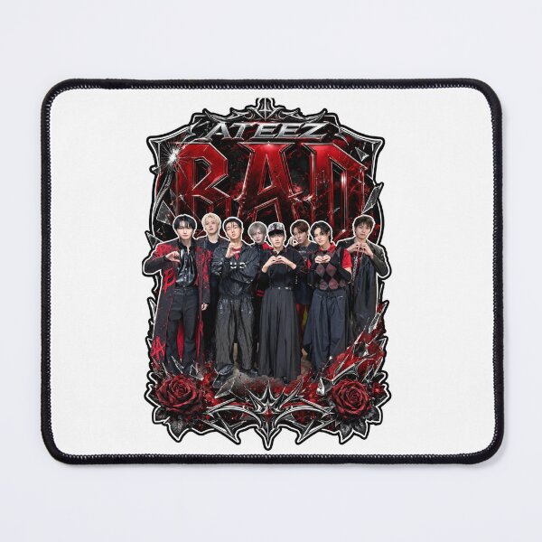 Item preview, Collector Edition ATEEZ Full Group BAD Era Vintage Film Print designed and sold by Valeree Store.