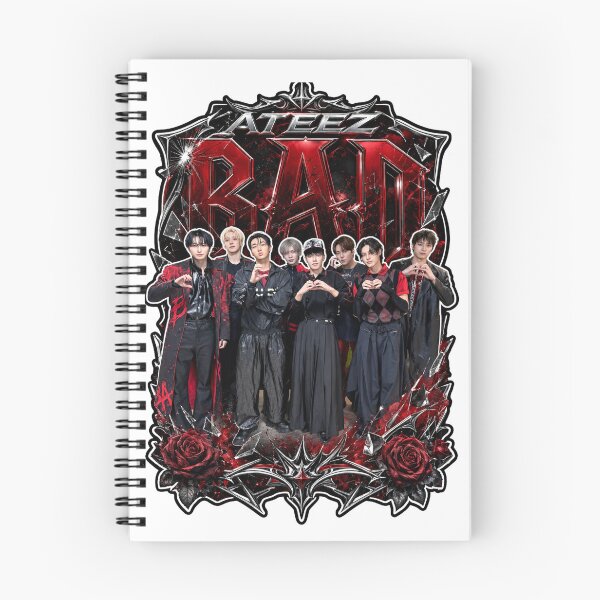 Item preview, Collector Edition ATEEZ Full Group BAD Era Vintage Film Print designed and sold by Valeree Store.