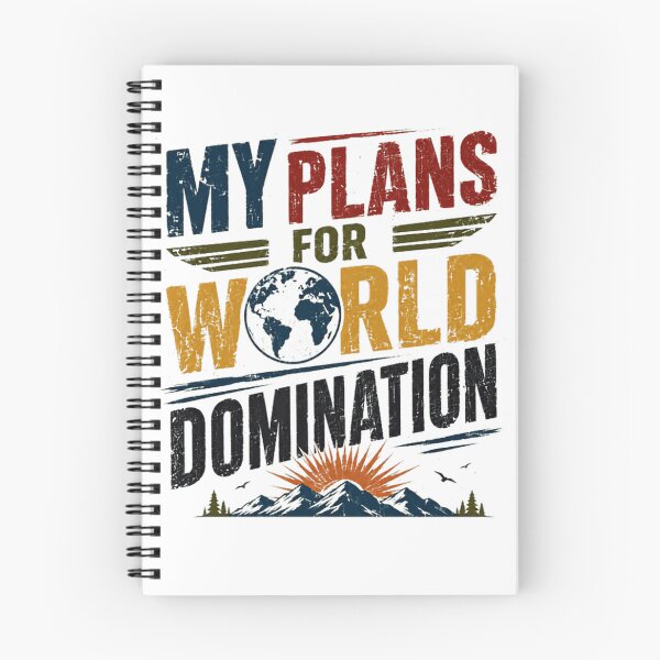 Item preview, My Plans For World Domination Ambitious Traveler Global Explorer designed and sold by JonesFlora2025.