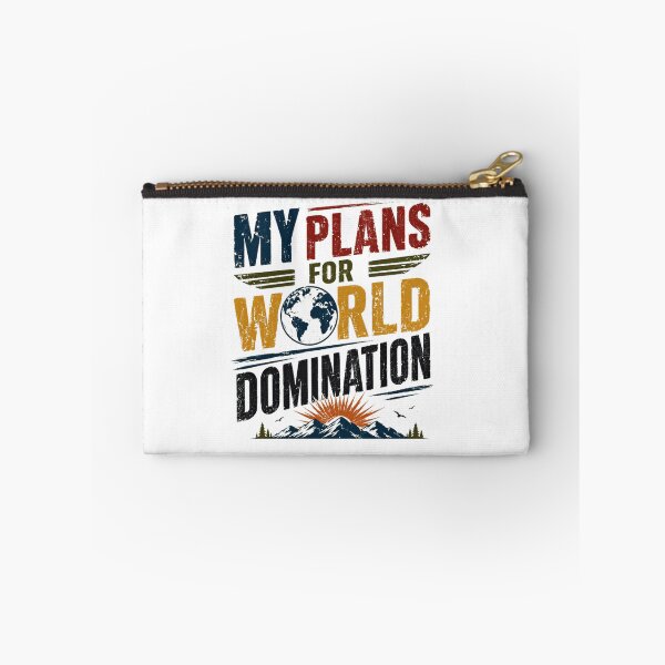 Item preview, My Plans For World Domination Ambitious Traveler Global Explorer designed and sold by JonesFlora2025.