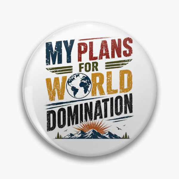 Item preview, My Plans For World Domination Ambitious Traveler Global Explorer designed and sold by JonesFlora2025.