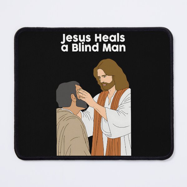 Item preview, Jesus Heals A Blind Man designed and sold by sk-yhendrick.