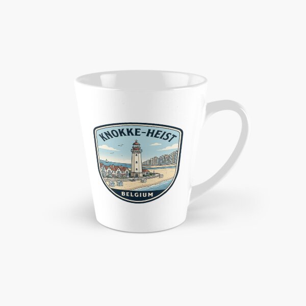 Item preview, Retro Knokke-Heist Belgium Coastal Lighthouse Travel Scene designed and sold by k3rstman1.