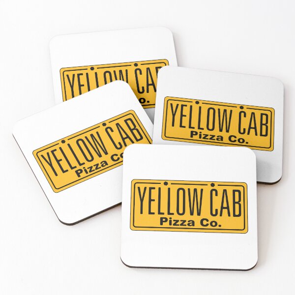 Item preview, Yellow Cab Pizza Co License Plate Logo designed and sold by zargoca.