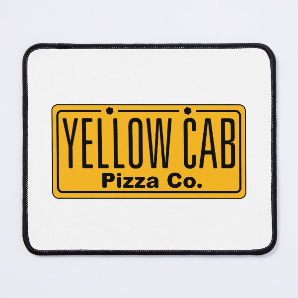 Item preview, Yellow Cab Pizza Co License Plate Logo designed and sold by zargoca.