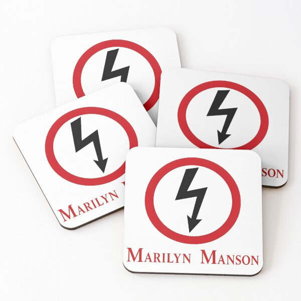 Item preview, Marilyn Manson Lightning Bolt Band designed and sold by GWARTUKSTORE.