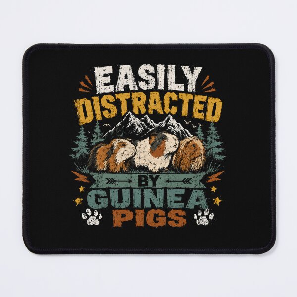 Item preview, Easily Distracted By Guinea Pigs Pet Owner Lover designed and sold by RetroMini2026.