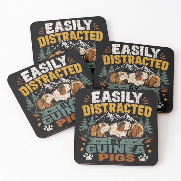 Item preview, Easily Distracted By Guinea Pigs Pet Owner Lover designed and sold by RetroMini2026.