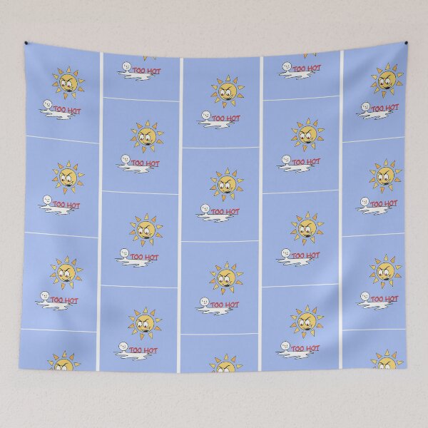 Item preview, Too Hot Blue Background Version designed and sold by Easten. Prevost..