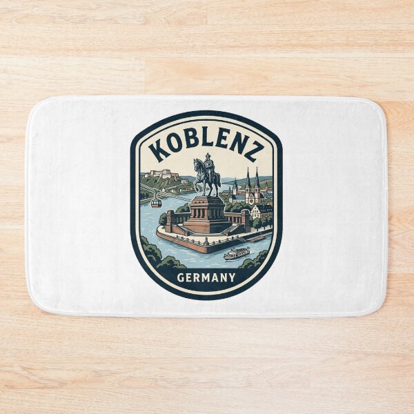 Item preview, Vintage Koblenz Germany Travel Poster Style Badge designed and sold by k3rstman1.