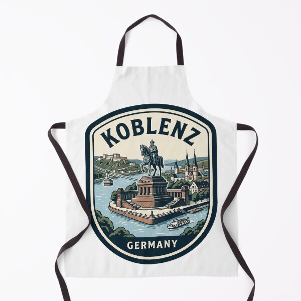 Item preview, Vintage Koblenz Germany Travel Poster Style Badge designed and sold by k3rstman1.