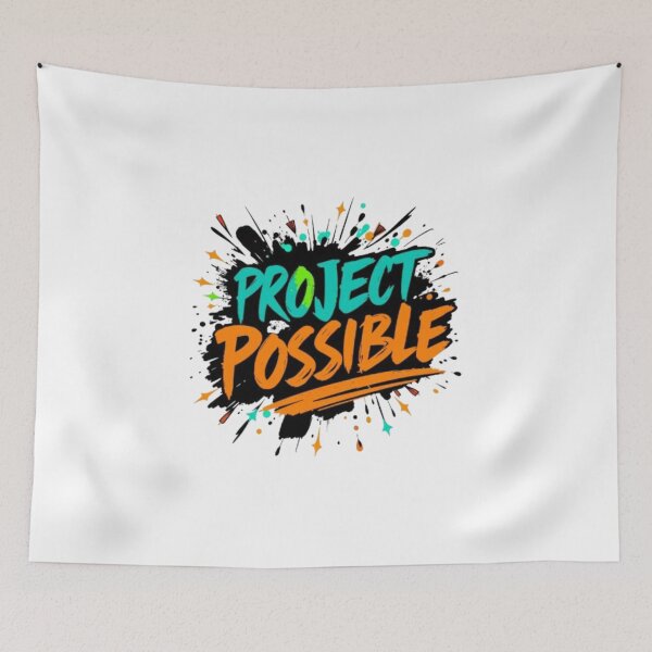 Item preview, Project Possible Street Art Typography Design – Creative Motivation designed and sold by MystiColo.