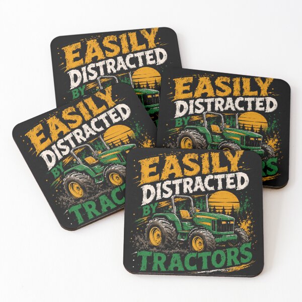 Item preview, Easily Distracted By Tractors Farming Farmer Agriculture Lover designed and sold by RetroMini2026.