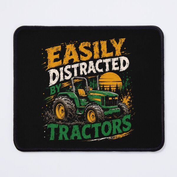 Item preview, Easily Distracted By Tractors Farming Farmer Agriculture Lover designed and sold by RetroMini2026.