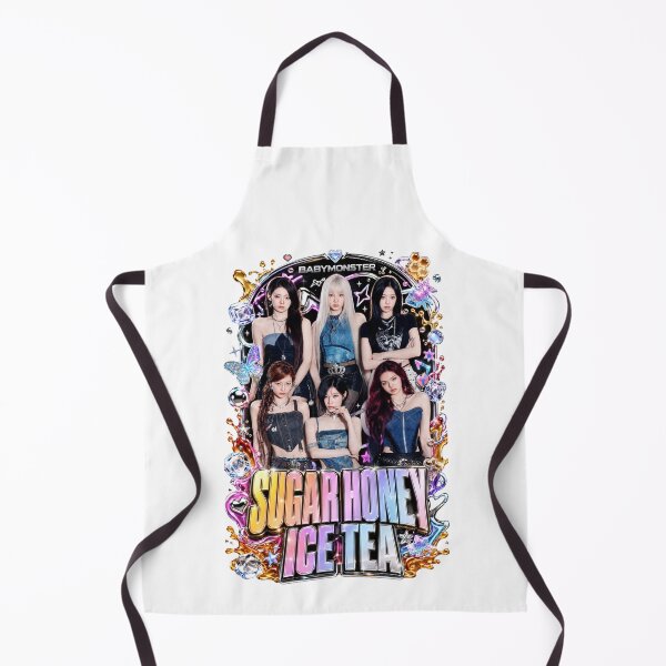 Item preview, Charming BABYMONSTER Sugar Honey Ice Tea Glossy Hearts Shirt Design designed and sold by Valereekmerch.