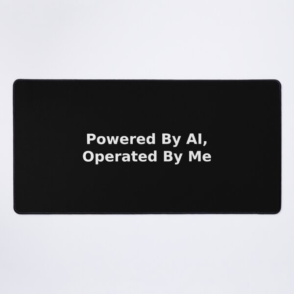 Item preview, Powered By AI Operated By Me Funny Tech Tee designed and sold by low battery meme design.