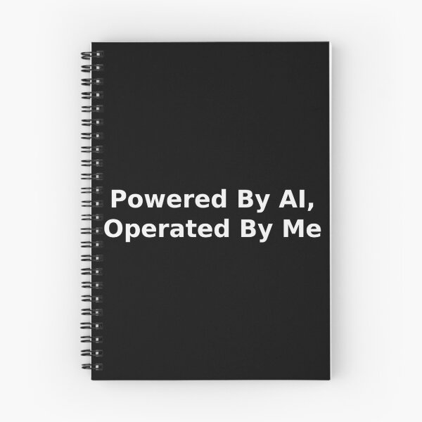 Item preview, Powered By AI Operated By Me Funny Tech Tee designed and sold by low battery meme design.