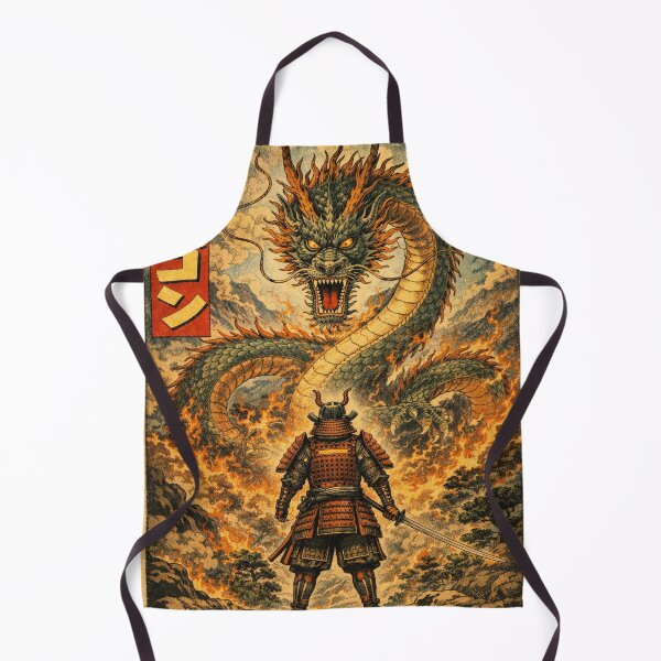 Item preview, Japanese Samurai Dragon Vintage designed and sold by NordenPosters.