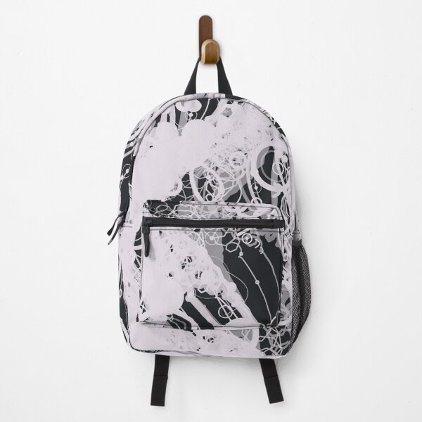 Item preview, Abstract Monochrome Geometric Wavy Matrix Pattern designed and sold by GraphyLab.