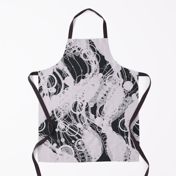 Item preview, Abstract Monochrome Geometric Wavy Matrix Pattern designed and sold by GraphyLab.