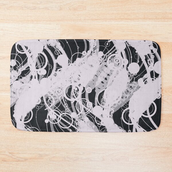 Item preview, Abstract Monochrome Geometric Wavy Matrix Pattern designed and sold by GraphyLab.