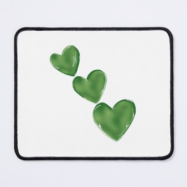 Item preview, Green Heart Trio – Minimal Nature Love designed and sold by leevekaArt.