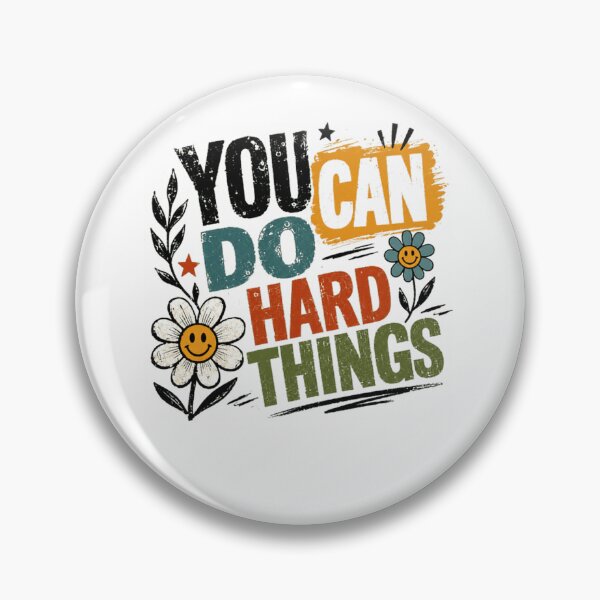 Item preview, You Can Do Hard Things Motivational Quote Encouragement Positive Mindset designed and sold by JonesFlora2025.