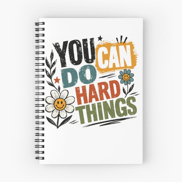 Item preview, You Can Do Hard Things Motivational Quote Encouragement Positive Mindset designed and sold by JonesFlora2025.