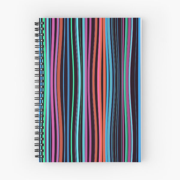 Item preview, Vibrant Retro Multicolor Vertical Wavy Lines Pattern designed and sold by GraphyLab.