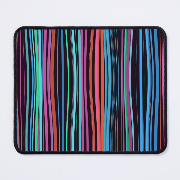 Item preview, Vibrant Retro Multicolor Vertical Wavy Lines Pattern designed and sold by GraphyLab.
